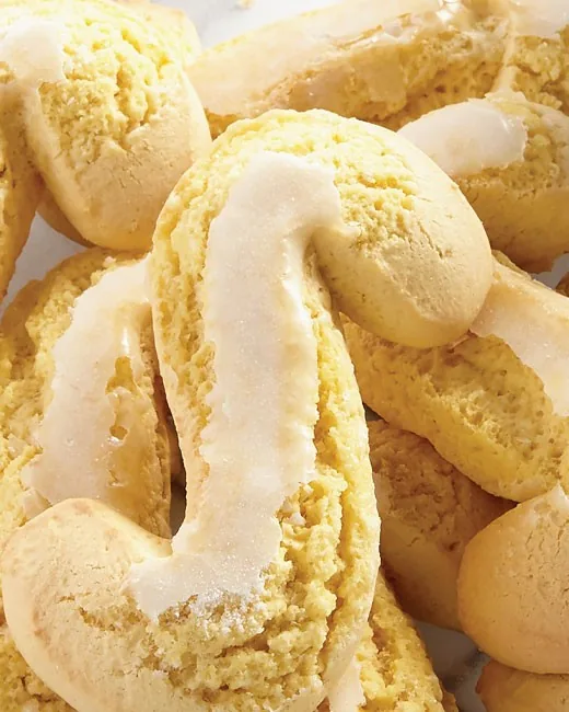 Milano S biscuits with a sugar glaze