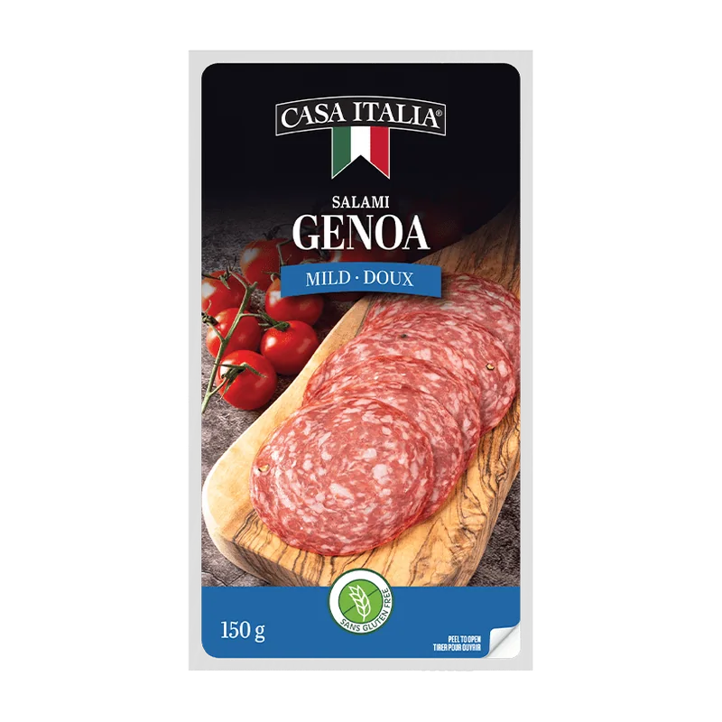 Casa Italia Salami Genoa Sliced package