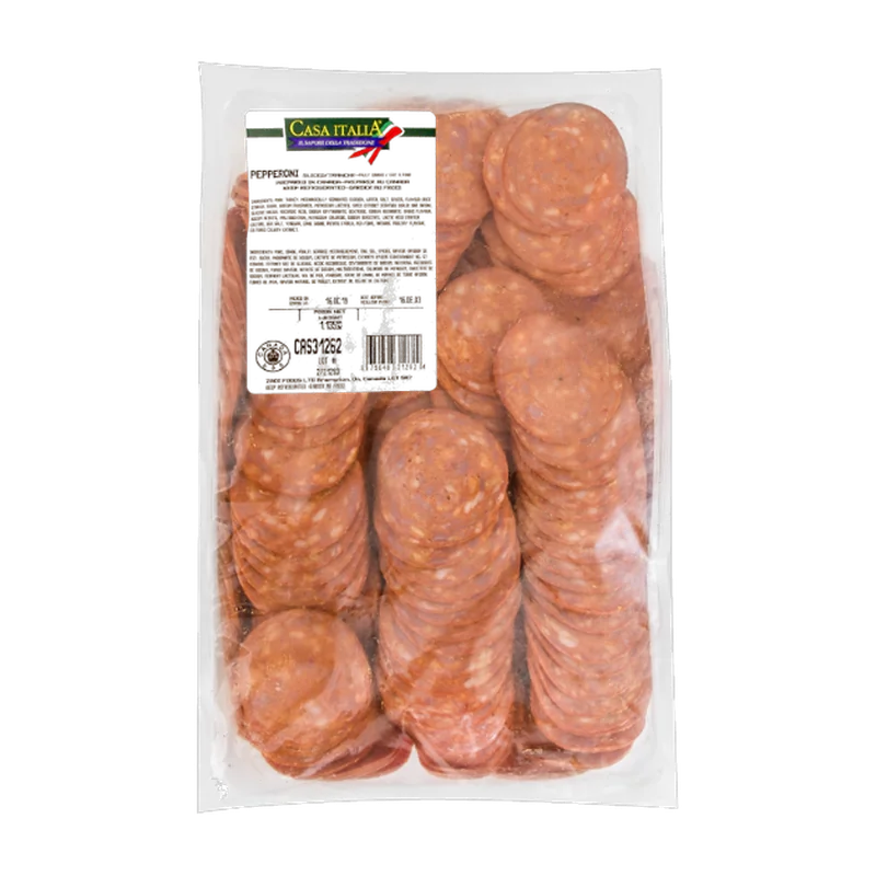 Casa Italia Pepperoni Sliced Bulk package